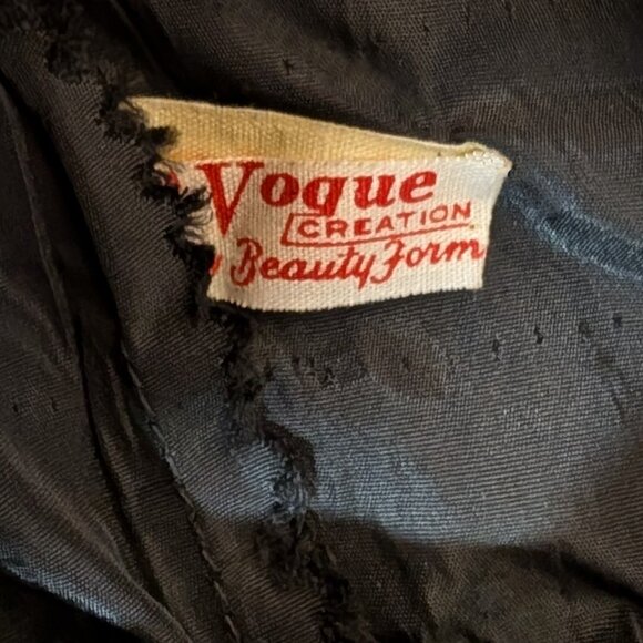 Unique Vintage Vogue 1950s Style Black Ruffled Petticoat Crinoline - Picture 5 of 5